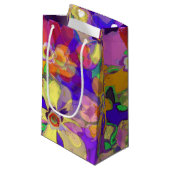 Pop Art Flowers Klein Cadeauzakje (Voorkant Gekanteld)