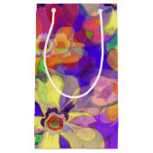 Pop Art Flowers Klein Cadeauzakje (Voorkant)