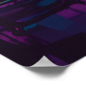 Pop Art Food Truck Street Scene Wall Art Poster (Hoek)