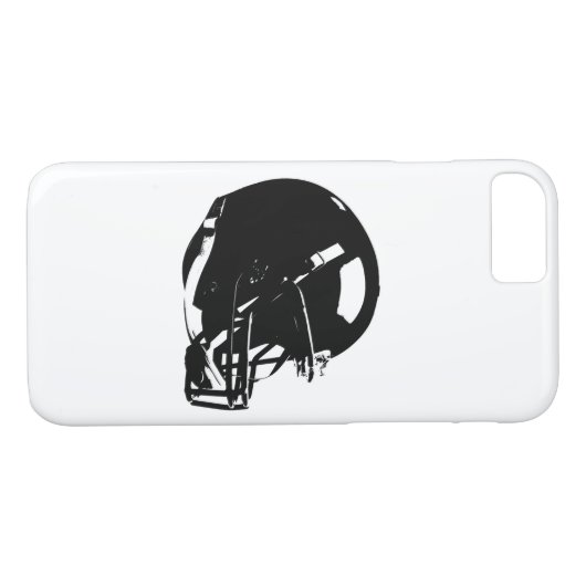 Pop Art Football Helm iPhone 7 Hoesje (Achterkant (Horizontaal))