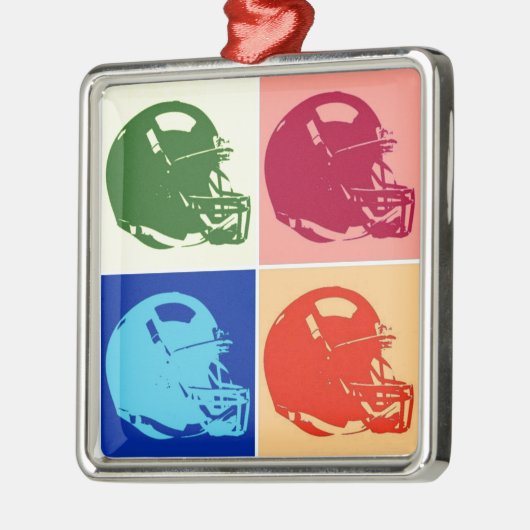 Pop Art Football Helm Keramisch Ornament (Links)