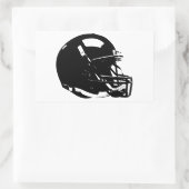 Pop Art Football Helm Rechthoek Sticker (Tas)