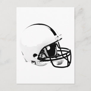 Pop Art Football Helmet Briefkaart