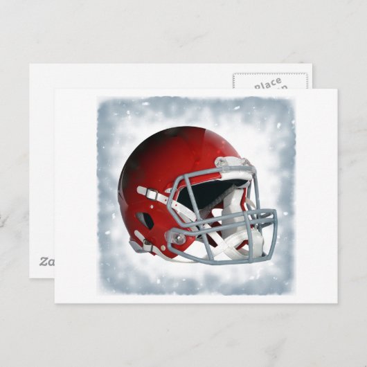 Pop Art Football Helmet Briefkaart (Voorkant / Achterkant)