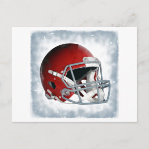 Pop Art Football Helmet Briefkaart