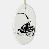Pop Art Football Helmet Keramisch Ornament (Rechts)