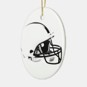 Pop Art Football Helmet Keramisch Ornament (Links)