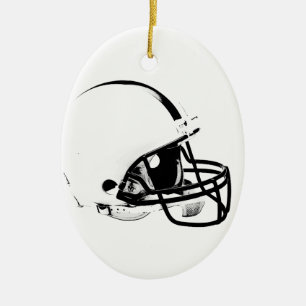 Pop Art Football Helmet Keramisch Ornament