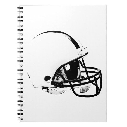 Pop Art Football Helmet Notitieboek (Voorkant)