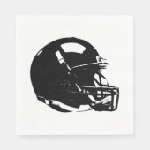 Pop Art Football Helmet Servet (Voorkant)