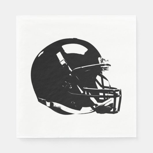 Pop Art Football Helmet Servet (Voorkant)