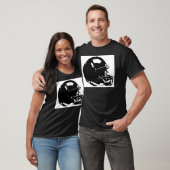 Pop Art Football Helmet T-shirt (Unisex)