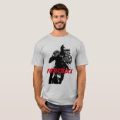 Pop Art Football Helmet T-Shirt - Populaire sport (Voorkant volledig)