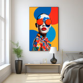 Pop Art Foto Collage  Poster
