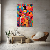 Pop Art Foto Collage  Poster