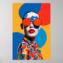 Pop Art Foto Collage  Poster