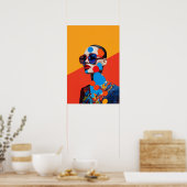 Pop Art Foto Collage  Poster (Keuken)