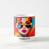 Pop Art Fotocollage Koffiemok (Center)