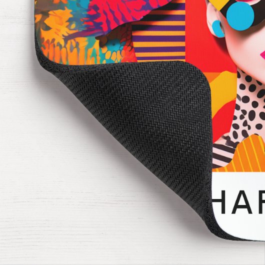 Pop Art Fotocollage Muismat (Hoek)