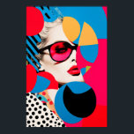 Pop Art Fotocollage Poster<br><div class="desc">Pop Art Photo Collage Poster "Het leven is als een schilderij - hoe meer levendige kleuren we toevoegen, hoe helderder het wordt." Voor kleur & pop kunstliefhebber!</div>