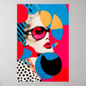 Pop Art Fotocollage Poster (Voorkant)