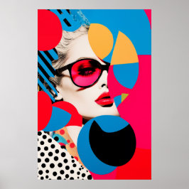 Pop Art Fotocollage Poster