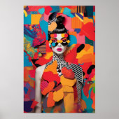Pop Art Fotocollage Poster (Voorkant)