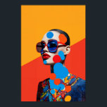 Pop Art Fotocollage Poster<br><div class="desc">Pop Art Photo Collage Poster "Het leven is als een schilderij - hoe meer levendige kleuren we toevoegen, hoe helderder het wordt." Voor kleur & pop kunstliefhebber!</div>