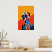 Pop Art Fotocollage Poster (Keuken)