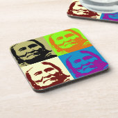 Pop Art Freedom Fighter Geronimo Bier Onderzetter (Linkerzijde)