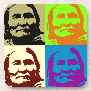 Pop Art Freedom Fighter Geronimo Bier Onderzetter