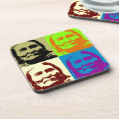 Pop Art Freedom Fighter Geronimo Drankjes Onderzetter (Linkerzijde)