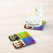 Pop Art Freedom Fighter Geronimo Drankjes Onderzetter (Rechterzijde)