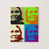 Pop Art Freedom Fighter Geronimo Legpuzzel (Verticaal)