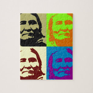 Pop Art Freedom Fighter Geronimo Legpuzzel