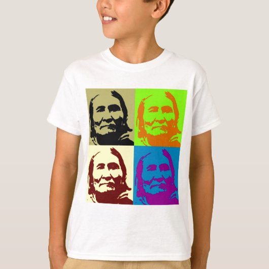 Pop Art Freedom Fighter Geronimo T-shirt (Voorkant)