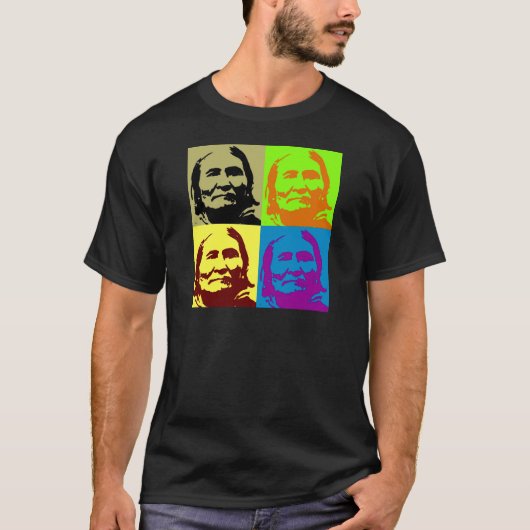 Pop Art Freedom Fighter Geronimo T-shirt (Voorkant)