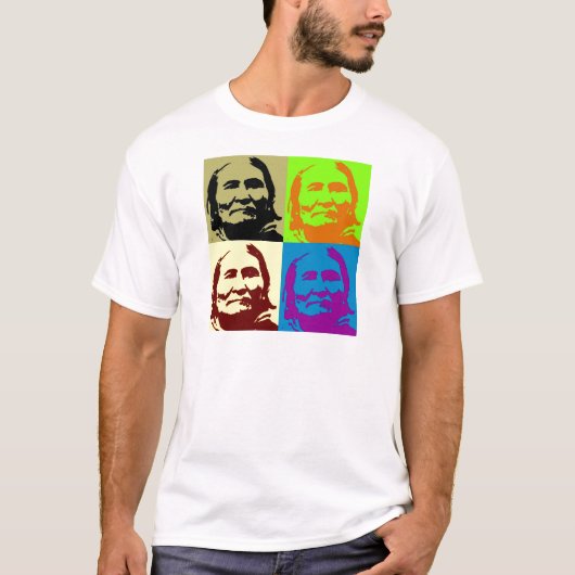 Pop Art Freedom Fighter Geronimo T-shirt (Voorkant)