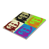 Pop Art Freedom Fighter Geronimo Tegeltje (Zijkant)