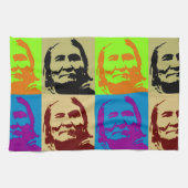 Pop Art Freedom Fighter Geronimo Theedoek (Horizontaal)