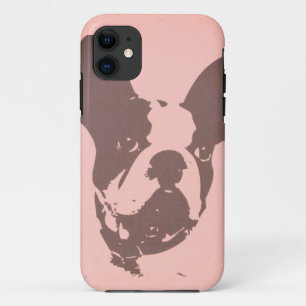 POP ART FRENCH BULLDOG IN PINK iPhone11 HOESJE