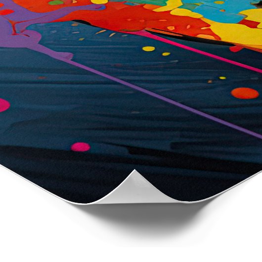 Pop Art Frenchie Poster (Hoek)