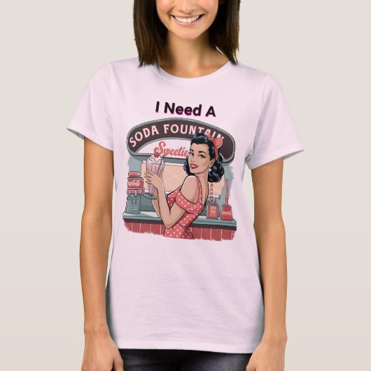 Pop Art Frisdrank T-shirt (Voorkant)