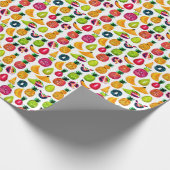 Pop Art Fruit Fiesta Cadeauverpakking Cadeaupapier (Hoek)