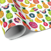 Pop Art Fruit Fiesta Cadeauverpakking Cadeaupapier (Rol Hoek)