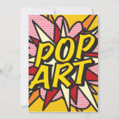 POP ART Fun Retro Comic Book Kaart (Voorkant)