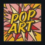 POP ART Fun Retro Comic Book Pop Art Hout Afdruk<br><div class="desc">Een leuk,  cool en trendy retro-stripverhaal pop-geïnspireerd design dat de grillen,  zap,  pow in je leven zet. Het perfecte cadeau voor superhelden,  vrienden,  familie of als een traktatie voor jezelf. Ontworpen door: ComicBookPop© op www.zazzle.com/comicbookpop*</div>