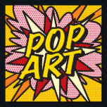 POP ART Fun Retro Comic Book Poster<br><div class="desc">Een coole,  trendy en leuke vormgeving die de zweem,  zap,  pow in je huis,  je leven en je dag brengt. Een geweldig cadeau voor jou,  je vrienden of je familie. Ontworpen door: ComicBookPop© op www.zazzle.com/comicbookpop*</div>