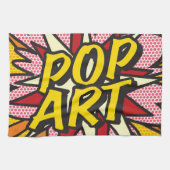 POP ART Fun Retro Comic Book Theedoek (Horizontaal)