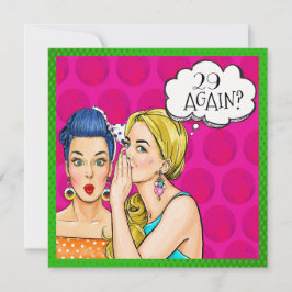 Pop Art Fun Uitnodiging